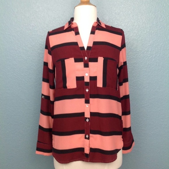 Alice Blue Stitch Fix Button Down Blouse - Picture 5 of 5